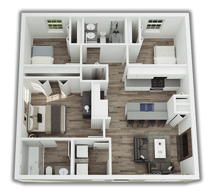 Sabal Palm 900 floorplan